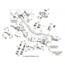 Neu Beta RR250 26 Lenker/Armaturen