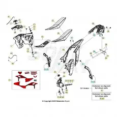 Preisknaller Beta RR250 26 Verkleidung/Sitzbank/Tank 1