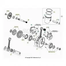 Beta RR250 26 Kurbelwelle/Kolben/Ausgleichswelle Sofort Bestellen
