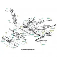 Beta RR125RC 26 Schwingarm/Federbein 2 Highlight