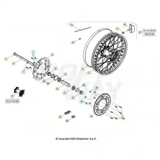 Beta RR125RC 26 Hinterrad Expressversand