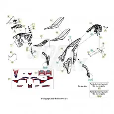 Beta RR125RC 26 Verkleidung/Sitzbank/Tank 1 Aktuell