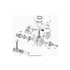 Beta RR125 26 Kurbelwelle/Kolben/Ausgleichswelle Bestseller