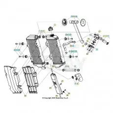 Beta RR125 26 Kühlsystem Neu