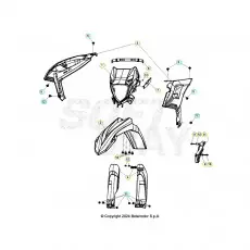 Beta RR350 26 Verkleidung/Sitzbank/Tank 2 Nur Heute