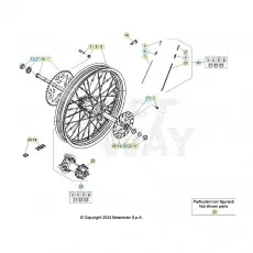 Gratis Versand BetaEVO250 Factory 24 Hinterrad