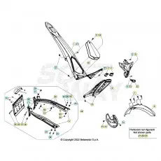 BetaEVO250 Factory 24 Verkleidung/Sitzbank/Tank 1 Letzte Chance