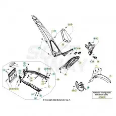 Nur Für Kurze Zeit Beta EVO300 Factory 24 Verkleidung/Sitzbank/Tank 1