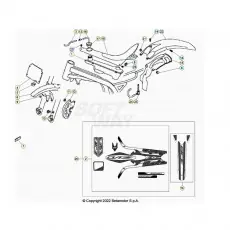 Top-Seller Beta EVO80 Junior 24 Verkleidung/Sitzbank/Tank