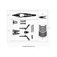 Ausverkauf Beta EVO300 4T 23 Verkleidung/Sitzbank/Tank 2