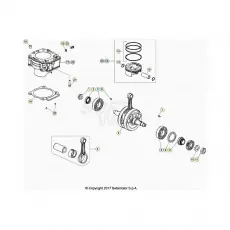 Garantierte Lieferung Beta EVO300 Factory 4T 22 Kurbelwelle/Kolben/Ausgleichswelle
