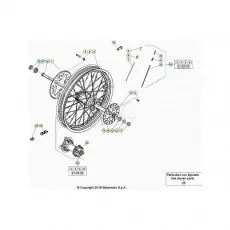 Finale Aktion Beta EVO300 4T 22 Hinterrad