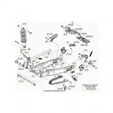 Highlight Beta EVO300 Factory 4T 22 Schwingarm/Federbein 1