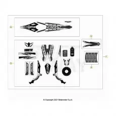 Beta EVO300 Factory 4T 22 Verkleidung/Sitzbank/Tank 2 Heißes Angebot