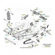 Meistverkauft Beta EVO300 Factory 4T 24 Schwingarm/Federbein 1