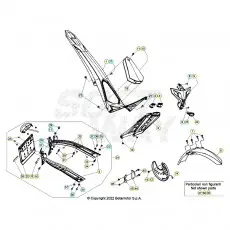Beta EVO300 Factory 4T 24 Verkleidung/Sitzbank/Tank 1 Super-Preis