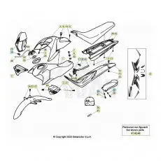 Garantierte Lieferung Beta Alp 200 22 Verkleidung/Sitzbank/Tank