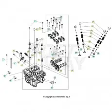 Neu Beta Alp X 350 24 Zylinder/Zylinderkopf/Ventil 4
