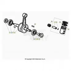 Beta RR50 Motard 24 Kurbelwelle/Kolben/Ausgleichswelle Angebot