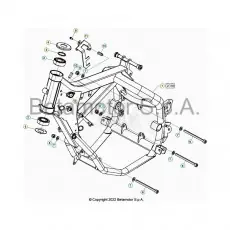 Beta RR50 Motard 24 Rahmen/Ausleger Kostenloser Rückversand