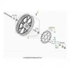 Beta RR50 Motard 24 Vorderrad Neue Ware