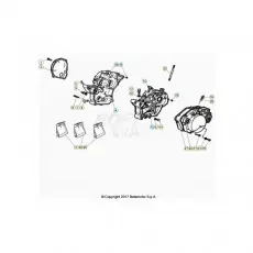Beta RR50 Street Track 23 Motorgehäuse Neue Ware