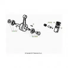 Beta RR50 Street Track 24 Kurbelwelle/Kolben/Ausgleichswelle Rabatt