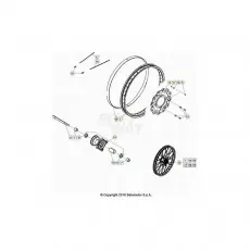 Beta RR50 Street Track 24 Vorderrad Kostenloser Versand