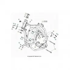 Ausverkauf Beta RR125 LC R 25 Rahmen/Ausleger