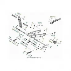 Schneller Versand Beta RR125 LC R 25 Schwingarm/Federbein
