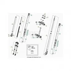 Abverkauf Beta RR125 LC R 25 Gabel