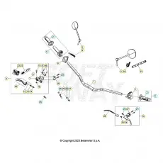 Garantierte Lieferung Beta RR125 LC R 25 Lenker/Armaturen