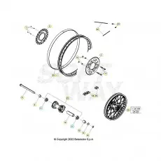 Beta RR125 LC R 25 Hinterrad Gratis Versand