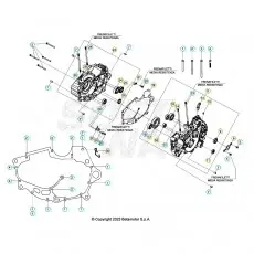 Saisonangebot Beta RR125 LC T 25 Motorgehäuse 1