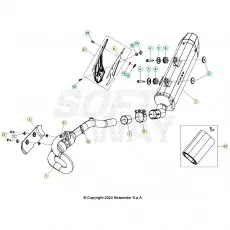 Saisonangebot Beta RR125 LC T 25 Auspuffsystem