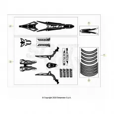 Beta EVO200 21 Verkleidung/Sitzbank/Tank 2 Bestpreis