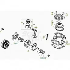 Beta EVO200 22 Kurbelwelle/Kolben/Ausgleichswelle Saisonangebot
