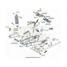 Beta EVO200 24 Schwingarm/Federbein 1 Markenprodukt
