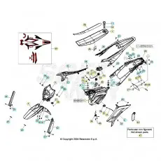 Top-Seller Beta RR125 LC T 25 Verkleidung/Sitzbank/Tank