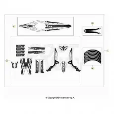 Echt Beta EVO200 22 Verkleidung/Sitzbank/Tank 2