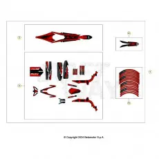Beta EVO250 25 Verkleidung/Sitzbank/Tank 2 Gratis Versand