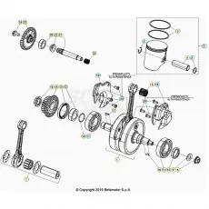 Beta RX300 25 Kurbelwelle/Kolben/Ausgleichswelle Sofort Bestellen