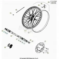 Beta RX300 25 Vorderrad Knallerangebot