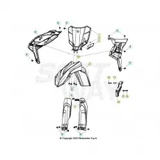 Finale Aktion Beta RX300 25 Verkleidung/Sitzbank/Tank 2