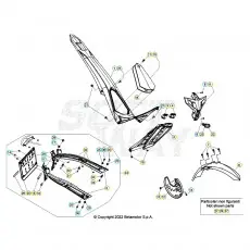 Nur Heute Beta EVO300 2T 24 Verkleidung/Sitzbank/Tank 1