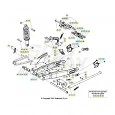 Neuheit Beta EVO300 2T 25 Schwingarm/Federbein 1