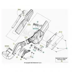 Letzte Chance Beta EVO300 2T 25 Auspuffsystem