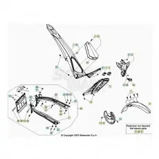 Highlight Beta EVO300 2T 25 Verkleidung/Sitzbank/Tank 1