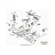 Beta EVO300 SS 24 Schwingarm/Federbein 1 Neu