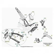 Super-Preis Beta EVO300 SS 25 Verkleidung/Sitzbank/Tank 1
